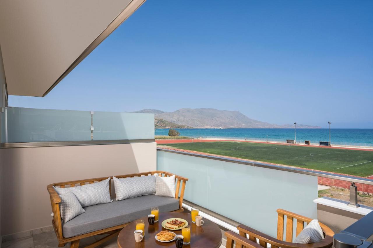 Indigo Blue Seaside Deluxe Apartments Kíssamos Eksteriør billede