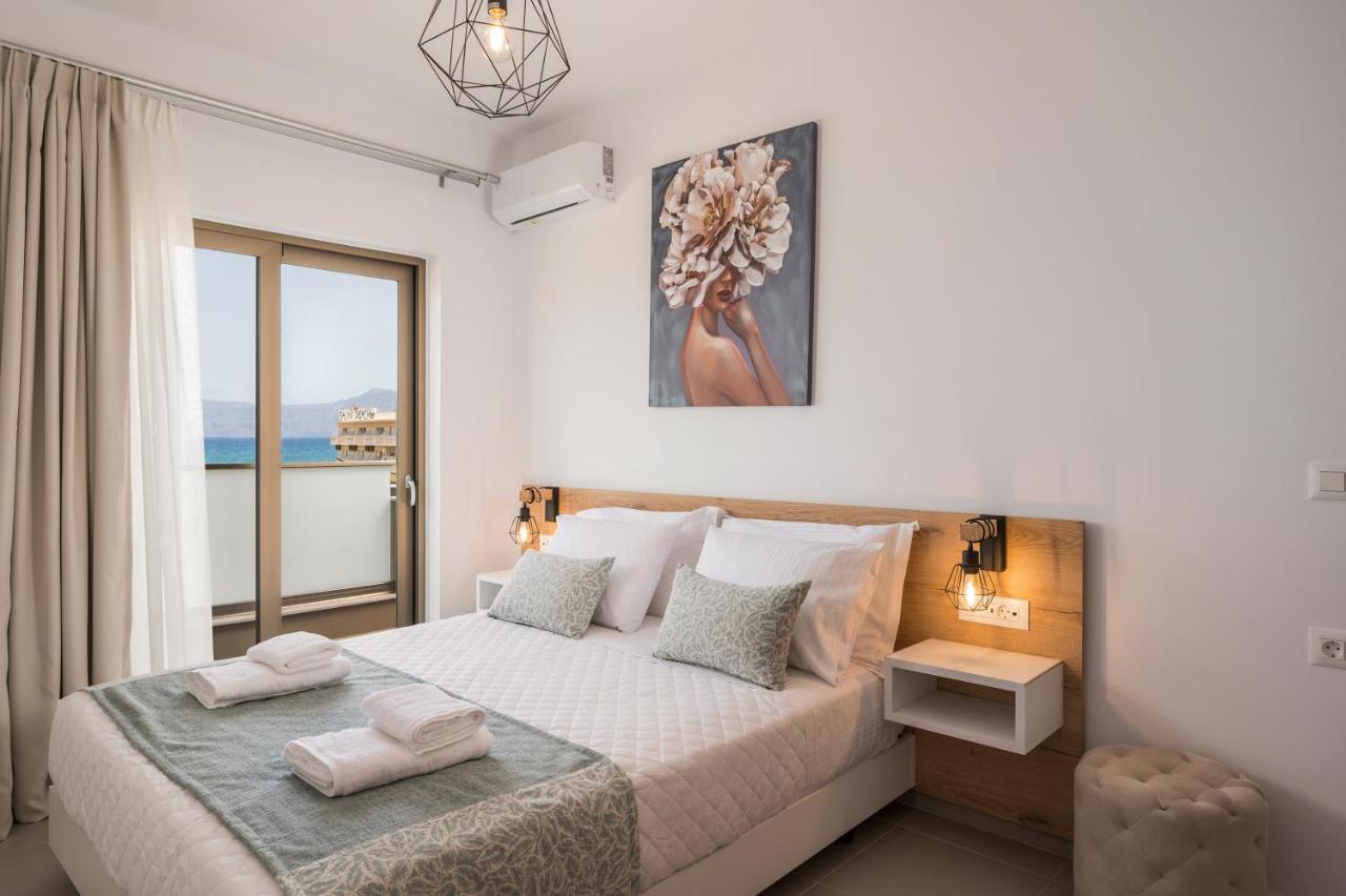 Indigo Blue Seaside Deluxe Apartments Kíssamos Eksteriør billede