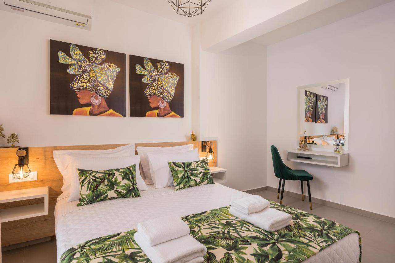 Indigo Blue Seaside Deluxe Apartments Kíssamos Eksteriør billede